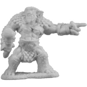 REAPER Miniatures RPR77231 Rugg Bugbear Pointing Miniature Dark Heaven Bones