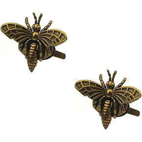 2Pcs Vintage Fashion Bee Shape Clasp Turn Lock Metal Hardware for DIY Handbag Purse Shoulder Bag
