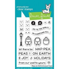 Lawn Fawn LF2421 Peas on Earth 3X4 Clear Stamp Set