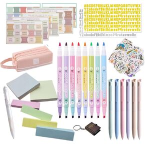 Bible Study Supplies Journaling Kit Include Highlighters And Pens No Bleed And Bile Tabs Annotation Clear Sticky Notes Stuff Accessories For Women