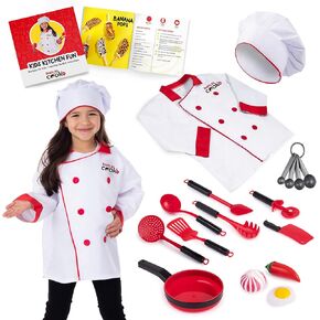 Born Toys Kids Pretend Play Kitchen Set (Master Grill)