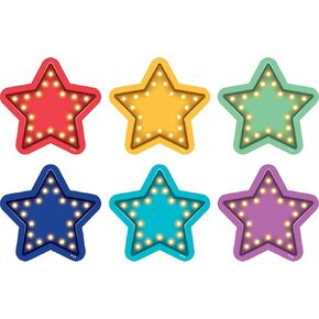 Teacher Created Resources Marquee Stars Spot On Vinyl Floor Markers