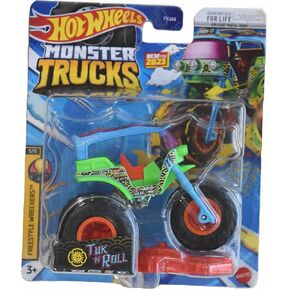Hot Wheels Monster Trucks Tuk 'n' Roll 2023 Connect and Crash Car