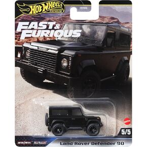 Hot Wheels Fast And Fun Auto Land Rover Defender 90 Die Cast Model 1:64 Scale - Length 7 cm - HYP74