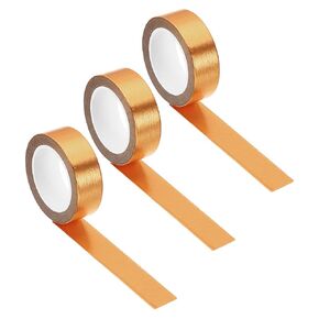 PATIKIL 15mm x 10m Metallic Washi Tape, 3 Roll Masking Foil Sticker Self Adhesive for DIY Art Craft Wrapping Decoration, Green