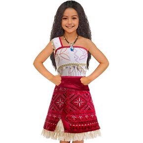 keaiyouhuo Girls Adventure Outfit Dress Princess Dress Up Halloween Costumes with Necklace