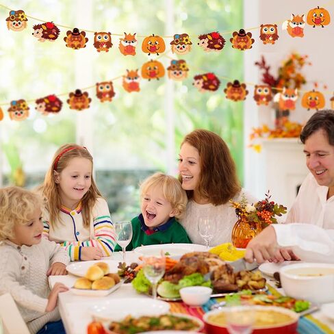 Pasimy 24 Sets Thanksgiving Crafts Kits DIY Fall Autumn Ornaments Turkey Scarecrow Pumpkin Owl Sticker Crafts Autumn Harvest Crafts Bulk Art Sets for Thanksgiving Party Favors Home Classroom in Saudi Arabia
