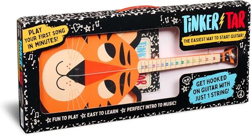 Flame Electric Guitar - The Easiest Way to Start and Learn Guitar - 1 Stringed Toy Instrument for Kids Perfect Intro to Music for Young Kids Ages 3 and up - from Buffalo Games in Saudi Arabia