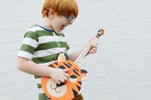 Flame Electric Guitar - The Easiest Way to Start and Learn Guitar - 1 Stringed Toy Instrument for Kids Perfect Intro to Music for Young Kids Ages 3 and up - from Buffalo Games in Saudi Arabia