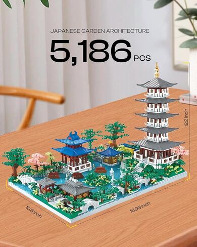 Big Bonsai Flowers Tree Architecture Set for Boys 8-14 Lighting Japanese Cherry Blossom Tree House Building Kit with Box for Adults Toys for Boys/Girls Age 8-12, 2.5mm MICROPARTICLE in Saudi Arabia