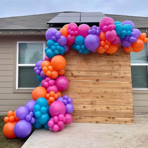 Pink Blue Purple Balloons, Pink and Purple Balloons, Teal Blue Hot Pink Metallic Purple Balloons Gold Confetti Balloons for Gilrs Birthday Baby Shower Party Wedding Bridal Shower Decorations in Saudi Arabia