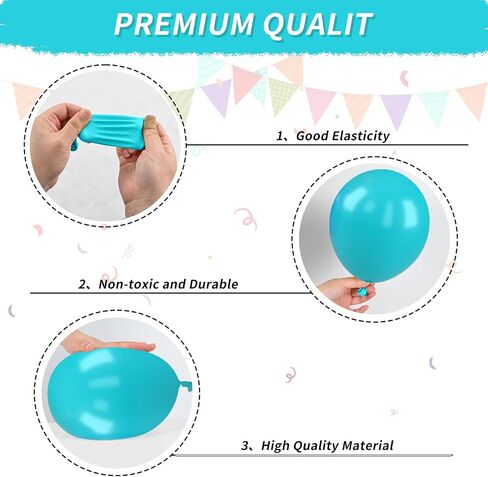 Pink Blue Purple Balloons, Pink and Purple Balloons, Teal Blue Hot Pink Metallic Purple Balloons Gold Confetti Balloons for Gilrs Birthday Baby Shower Party Wedding Bridal Shower Decorations in Saudi Arabia