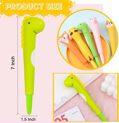 Kawaii Pens Cute Fun Squishy Gel Ink Pens for Girls Stationary Cool Pens Gifts for Tweens Girls Christmas Stocking Fillers Party Favor 8 Pcs in Saudi Arabia