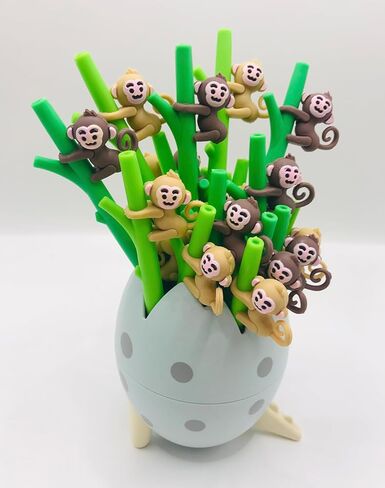 30 Pcs Cute Monkey Pens Gel Ink Pens Fun Kawaii Pens Jungle Animals Writing Pens 0.5 mm Black Ink Cool Pens Novelty Fun Pens for Kids School Office Home Supplies Student Present Monkey Party Favors in Kuwait