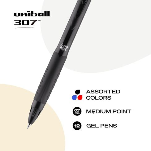 Uni-ball 1927259 307 Gel Pen .7mm Red Ink Dozen in Saudi Arabia
