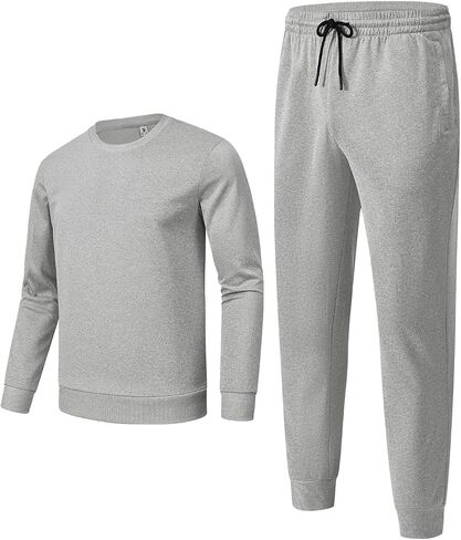 TBMPOY رجل رياضية 2 قطعة مجموعة Sweatsuits كم طويل بلايز بنطال رياضي المسار بذلات رياضية ملابس رياضية غير رسمية أزرق ملكي M in Kuwait