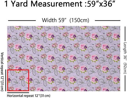 Eiffel Tower Fabric by The Yard Hand Drawn City Landmark Spring Floral Craft Hobby Fabric for Kids Teens Adults Romantic Paris Red Lips Decorative Fabric for Quilting Sewing DIY Gift,3 Yards in Saudi Arabia