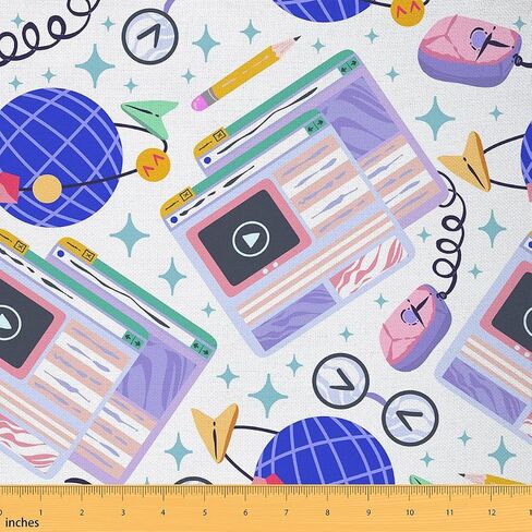 Eiffel Tower Fabric by The Yard Hand Drawn City Landmark Spring Floral Craft Hobby Fabric for Kids Teens Adults Romantic Paris Red Lips Decorative Fabric for Quilting Sewing DIY Gift,3 Yards in Saudi Arabia