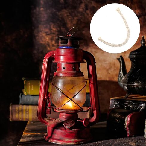 Yolev 15 PCS 1/4" Round Oil Lamp Wicks Cotton Braided Cotton Replacement Wick for Torches Alcohol Candle Burner Kerosene Lamp Oil Lantern in Saudi Arabia