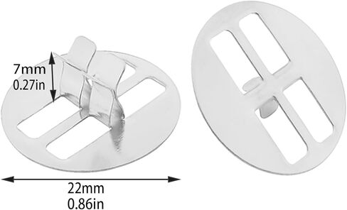 مشبك فتيل خشبي ZZLZX 80 قطعة قاعدة فتيل شمعة معدنية، علامات تبويب فتيل الشمعة للشموع in Kuwait