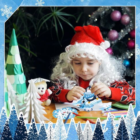 80 قطعة من لوحة الإعلانات الورقية الشتوية لمرحلة ما قبل المدرسة لتزيين لوحة الإعلانات الورقية لمرحلة ما قبل المدرسة وديكورات الفصول الدراسية في مرحلة ما قبل المدرسة ومستلزمات مدرسي العودة إلى المدرسة وقصاصات الفصل الدراسي (الشتاء) in Kuwait