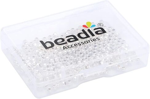 Silver Plated Round Spacer Beads 3mm 300pcs for Jewelry Making Findings Non Tarnish in Kuwait