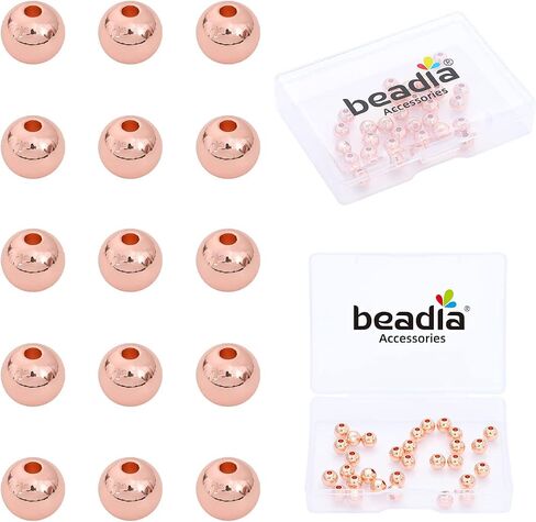 Silver Plated Round Spacer Beads 3mm 300pcs for Jewelry Making Findings Non Tarnish in Kuwait
