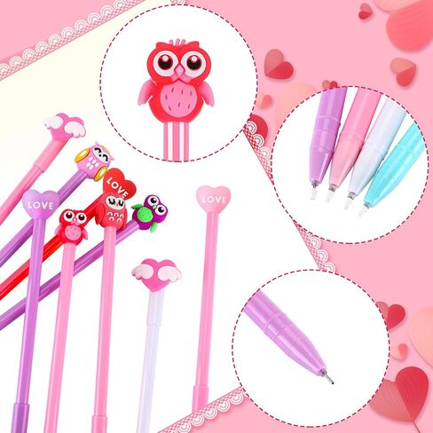 SANNIX Breast Cancer Awareness Pens, 50 Pcs Novely Fun Pink Ribbon Gel Ink Pens Bulk for Breast Cancer Awareness Accessories Party Favors Gift Bags Filler in Kuwait