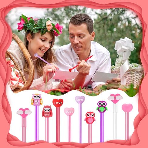 SANNIX Breast Cancer Awareness Pens, 50 Pcs Novely Fun Pink Ribbon Gel Ink Pens Bulk for Breast Cancer Awareness Accessories Party Favors Gift Bags Filler in Kuwait