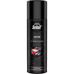 selsil Professional Engine Cleaner and Degreaser Spray, 16.90 fl oz, Non-foaming Engine Cleaner Spray, Removes Oil & Grease, For All Types of Engines Automotive, Industrial & More, 1 Pack