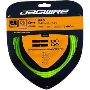 Jagwire - Pro Hydraulic Disc Brake Hose Kit | for Road, Gravel, MTN Bikes | Requires Jagwire Pro Quick Fit Kit Quick-Fit Kit | 3000 mm | Organic Green