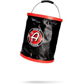 Adam's Polishes Collapsible 5 Gallon Car Wash Bucket - Stores 5 Gallons of Water, Convert to Car Trash Can | Easy Garage Storage, Car Detailing & Car Cleaning Products