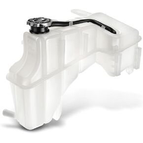 YHTAUTO Engine Coolant Recovery Overflow Reservoir Tank W/Pressurized Cap For 2006-2010 Dodge Charger 2008-2010 Challenger 2005-2008 Magnum 2005-2010 Chrysler 300, Replace for #4596466AF, 55116897AA