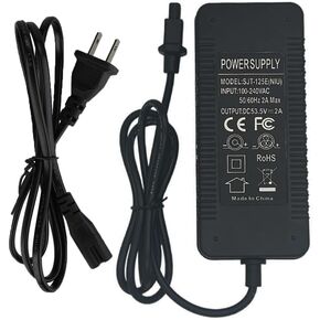 53.5V 2A Scooter Charger for NIU KQi Air/KQi3/KQi3 Pro/KQi3 Max/KQi3 Sport/KQi2/KQi2 Pro Electric Scooters, Rapid Battery Charger 46.8 V, Spare Accessory Adapter for NIU Scooter