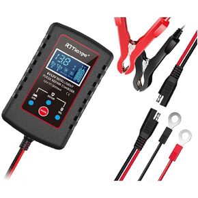 Automatic Battery Charger Trickle 6V 12V 2 Amp for Car, SUV, Trucks, and More