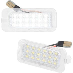 LED License Plate Light Lamp Assembly Compatible with Explorer Escape Fusion Fiesta Expedition Lincoln MKC 6000K White, Pack of 2