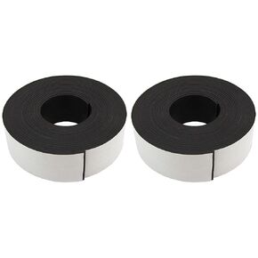 Master Magnetics Flexible Magnetic Strip with Adhesive Back - 0.06" Thick, 1" Wide, 10 Feet Long, 1 Roll, 07019