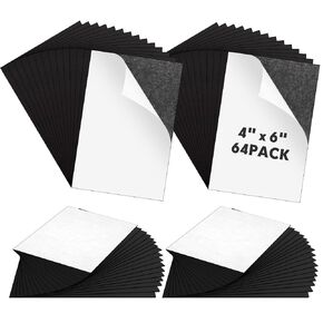 Macarrie 4 x 6 Adhesive Magnetic Sheets with Adhesive Backing Cuttable Magnetic Paper Stickers Flexible Peel and Stick for Picture Crafts Die Storage Photos(200 Pcs)