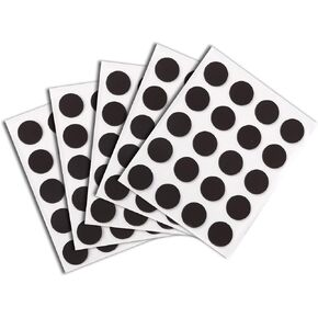 100Pcs Self Adhesive Magnets Dots for Crafts Round Peel and Stick Magnets with Adhesive Backing Flexible Small Sticky Magnets for Classroom, DIY Projects, Office