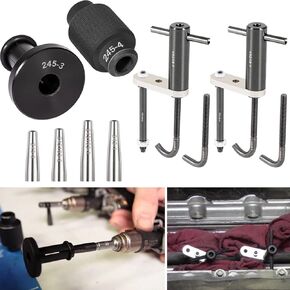 GM245 Fuel Injector Seals Tool For Subaru, GM & EN-49248 Injector Rail Assembly Remover For 27-214 General Motors Direct Injection Vehicles, for Cadillac, Saturn, Pontiac and Chevrolet