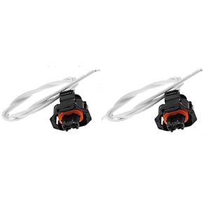 2-Pack حاقن وقود ديزل موصل تسخير لشروليه جي إم سي 6.6L Duramax LLY LBZ LLM ديزل 2 سلك ضفيرة 88988963 PT2183