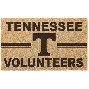 Tennessee Volunteers Team Logo Coir Doormat, 18x30 Inches, Volunteers Outdoor Rug; Display Your Team Spirit with This Unique Tennessee Volunteers Doormat