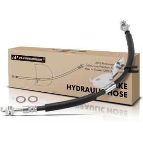 A-Premium Front Passenger Brake Hydraulic Hose Compatible with Select Ford Models - For F-150 2015 2016 2017 2018 2019 - Replace# GL3Z2078D