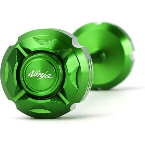 Velospeed لـ Kawasaki Ninja650 2017-2022 Ninja H2 H2R 2017-2020 ZX-6R/Ninja636 ZX-10R 2009-2020 ZZR1400/ZX14R ملحقات وسادة التصادم للمحور الأمامي وشوكة العجلة (أسود-2)