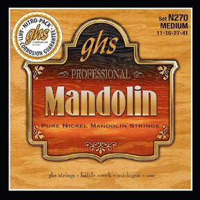 GHS MANDOLIN - Pure Nickel String Set - N270 - Medium