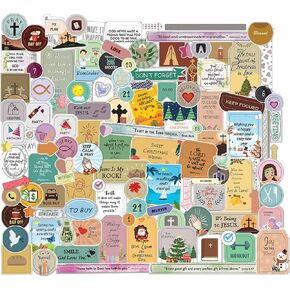 Mr. Pen- Christian Journaling Stickers, 31 Sheets, 1034 pcs, Christian Stickers for Planners and Journals, Christian Stickers, Religious Stickers, Bible Journaling Stickers, Bible Journaling Supplies