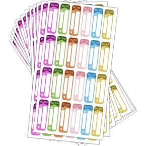 Remarkable Bill Due Planner Stickers, 6 Colors Bill Due Tracking Labels - Pay Planner Reminder for Planners & Journals,Budgeting,Monthly Bill (180 Pcs)