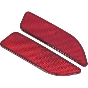 MOTOKU Rear Driver and Passenger Side Bumper Reflector Cover for Toyota Corolla Lexus CT200h 2011-2013