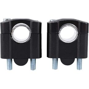 Motorcycle Handlebar Risers for 1-1/8"(28mm) 7/8" (22mm) Universal Handlebars Clamp Riser Taper Dirt Bike Motocross, Black