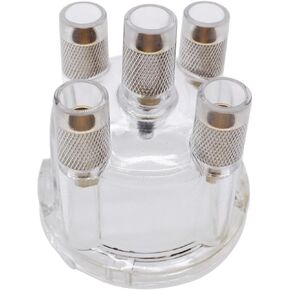009 Distributor Cap Clear Stock Top Mount Compatible with VW T1 Bug T2 Bus Ghia